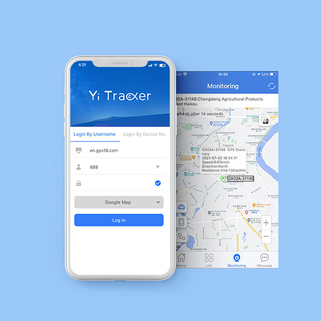 Yi Tracker worldwide tracking account login real time online GPS platform